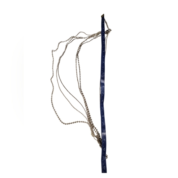 Chicos Silver Beaded Layered Necklace - Picture 4 of 4